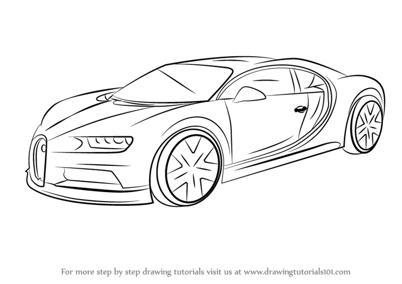 35+ Latest Bugatti Chiron Drawing Images