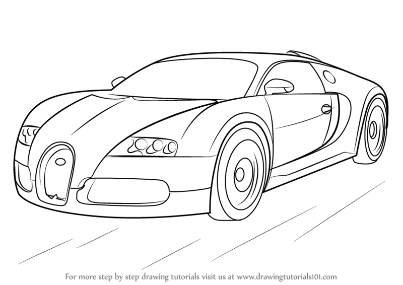 20+ Fantastic Ideas Bugatti Veyron Car Drawing