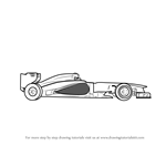 How to Draw Formula One Car
