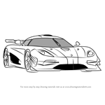How to Draw Koenigsegg One