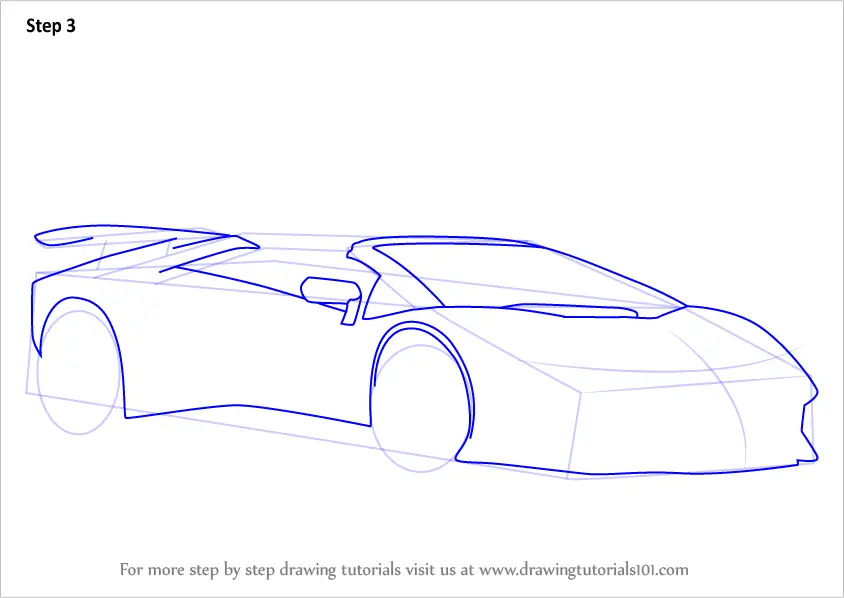 Learn How to Draw Lamborghini Aventador LP750-4 SV ...