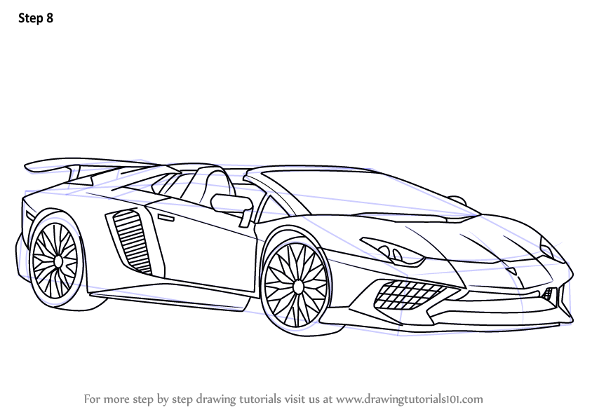 Download Lamborghini Hurricanes - Free Coloring Pages