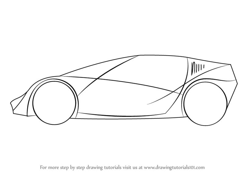 how to draw a car step by step for kids