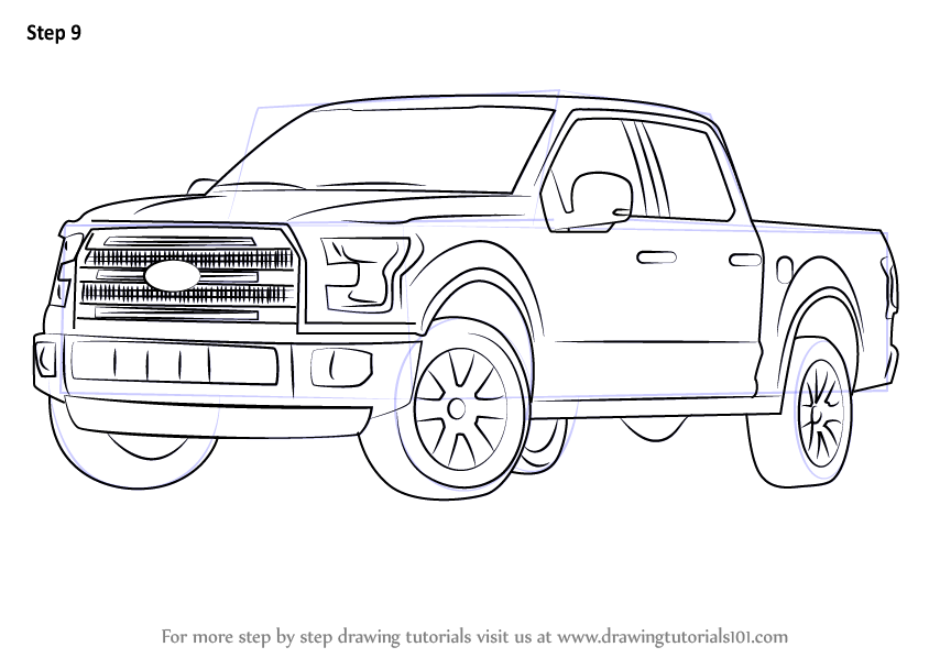 Ford F 150 Drawing