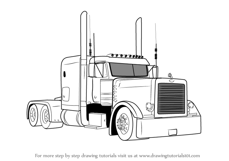 Peterbilt Coloring Pages
