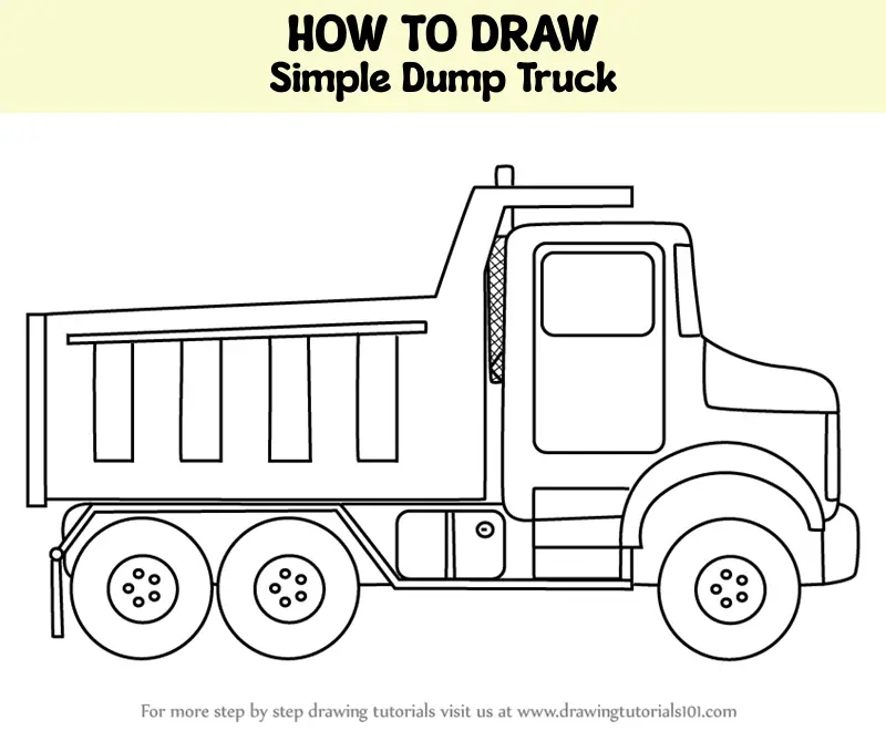 How To Draw A Monster Truck Step by Step [14 Easy Phase & Video]