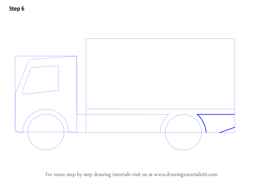 Learn How to Draw a Truck for Kids (Trucks) Step by Step : Drawing