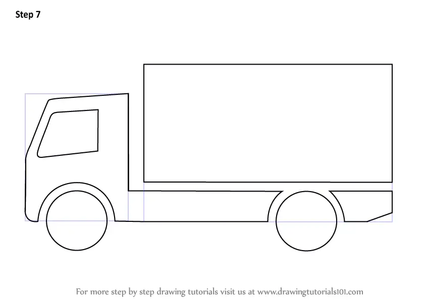 How to Draw a Firetruck - Really Easy Drawing Tutorial