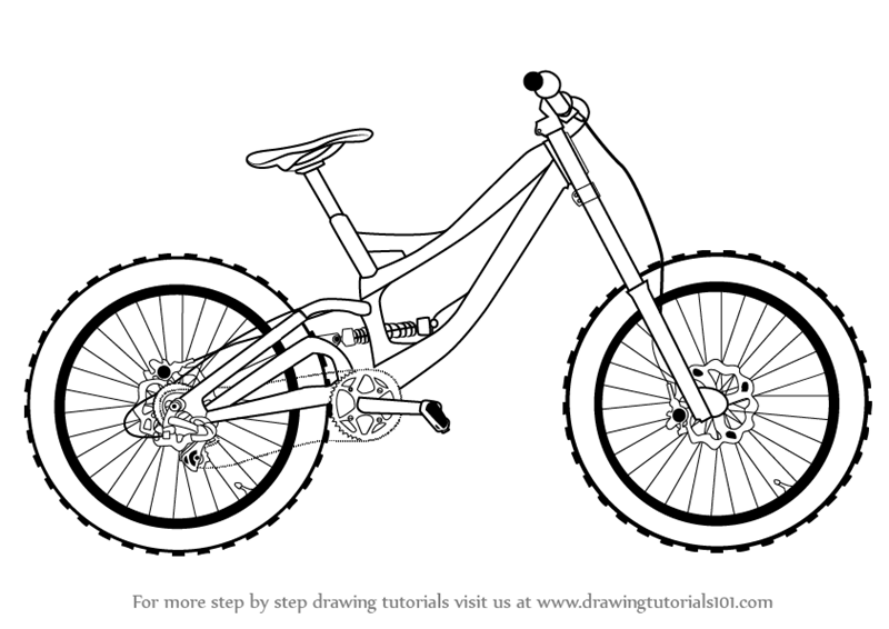 Featured image of post Mountain Bike Drawing Simple