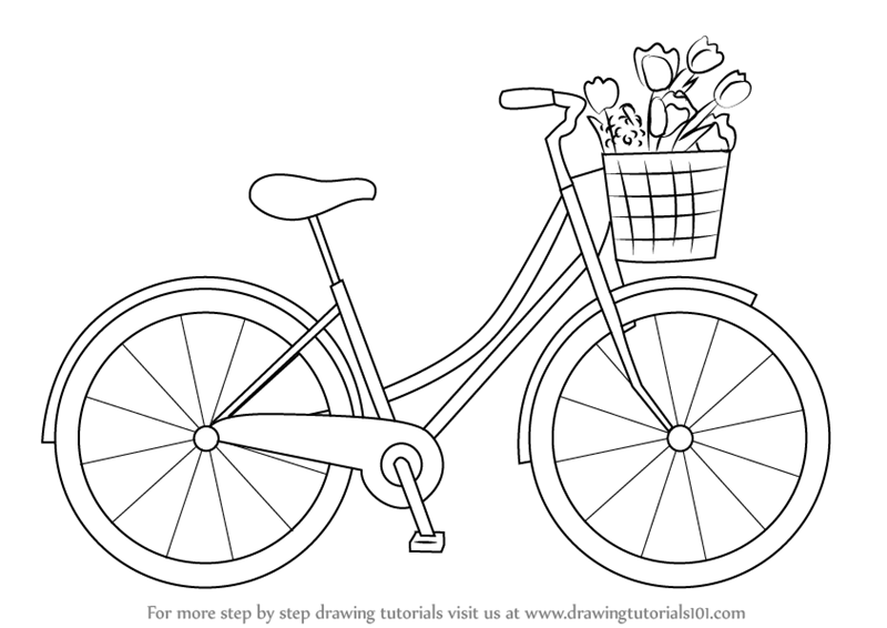 Bike Drawing - A Step By Step Guide - Cool Drawing Idea