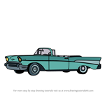 How to Draw 1957 Chevrolet Bel Air