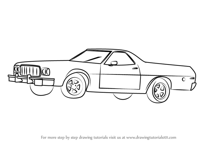 Learn How To Draw An Old Car Vintage Step By Step Drawing Tutorials