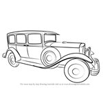 How to Draw a Vintage Rolls Royce