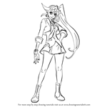 How to Draw Athena Cykes from Ace Attorney