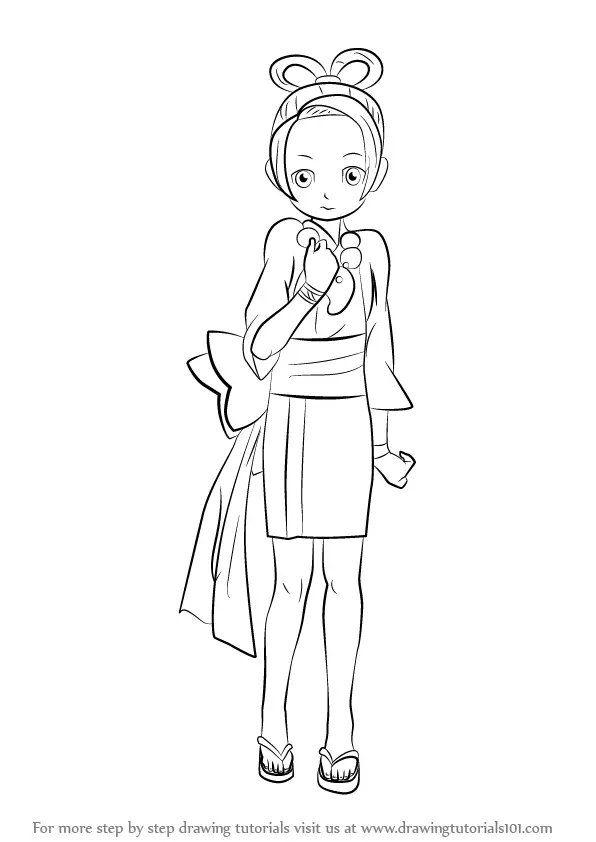 How to Draw Pearl Fey from Ace Attorney (Ace Attorney) Step by Step ...