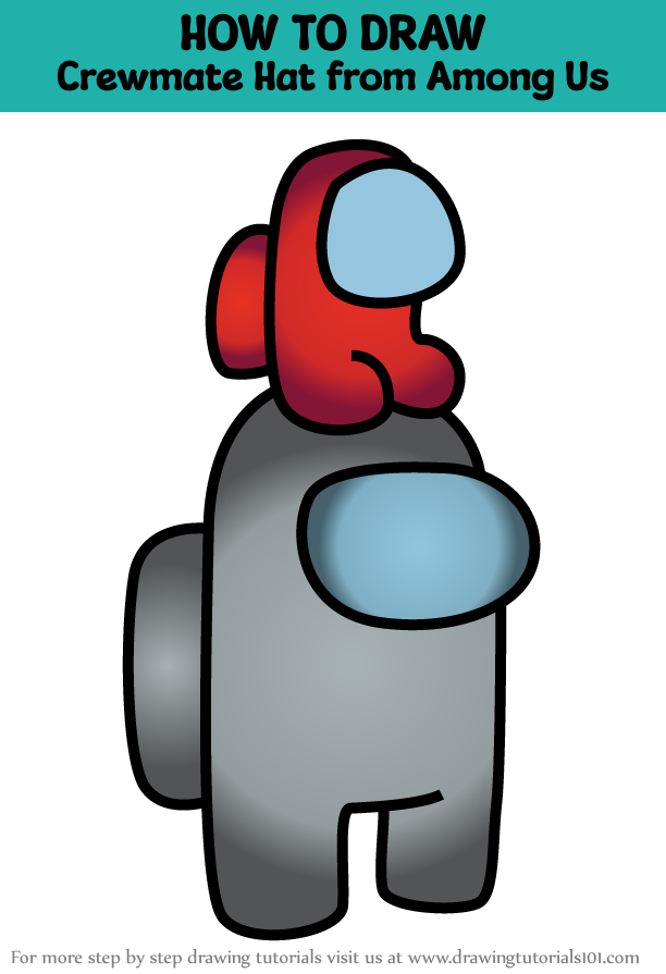 How to Draw Crewmate Hat from Among Us (Among Us) Step by Step