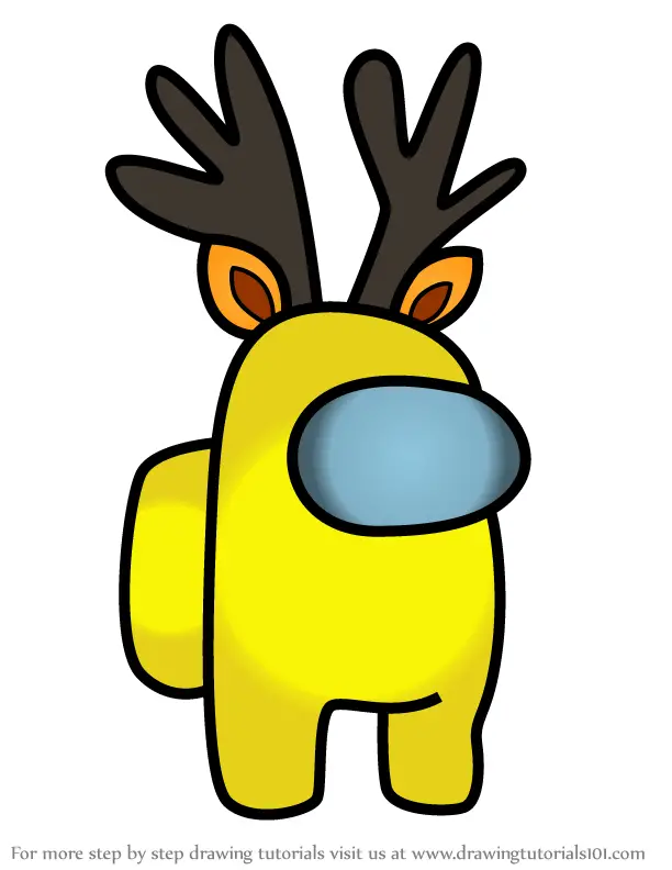 Learn How to Draw Reindeer from Among Us (Among Us) Step by Step