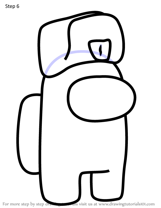 How to Draw Ushanka from Among Us (Among Us) Step by Step ...