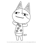 How to Draw Bob from Animal Crossing