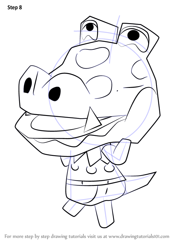 How to Draw Boots from Animal Crossing (Animal Crossing) Step by Step