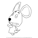 How to Draw Chico from Animal Crossing