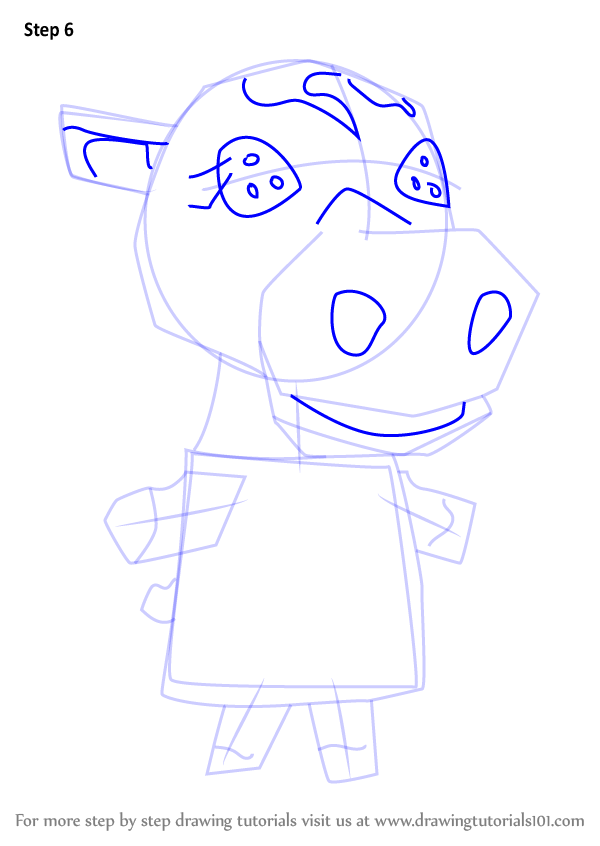 How to Draw Cleo from Animal Crossing (Animal Crossing) Step by Step