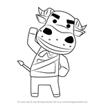 How to Draw Coach from Animal Crossing