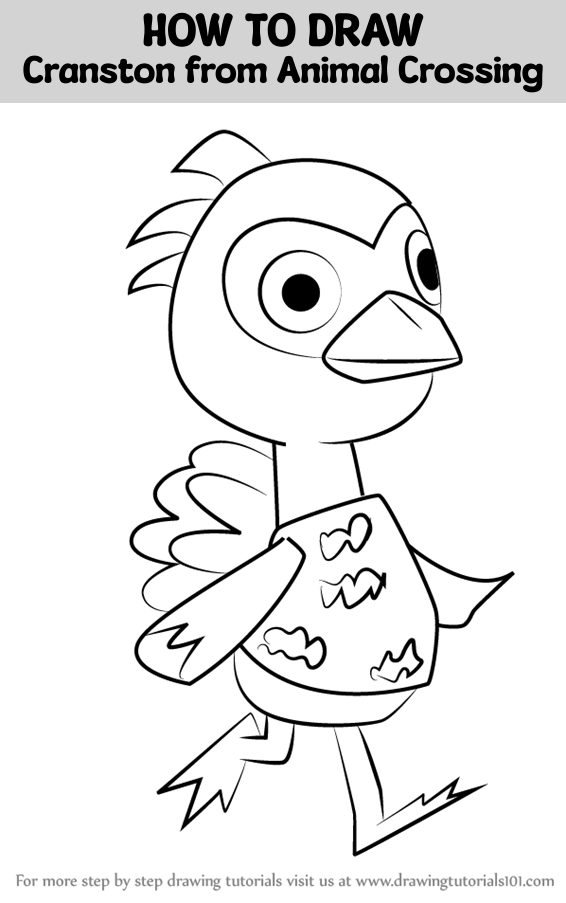How to Draw Cranston from Animal Crossing (Animal Crossing) Step by