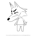 How to Draw Dobie from Animal Crossing