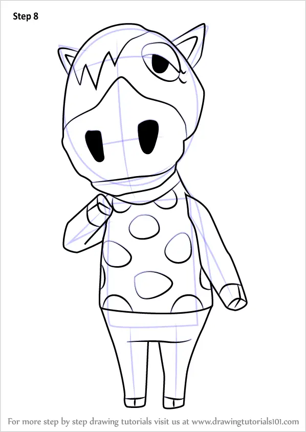 Learn How to Draw Ed from Animal Crossing (Animal Crossing) Step by Step :  Drawing Tutorials