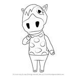 How to Draw Ed from Animal Crossing