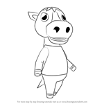 How to Draw Elmer from Animal Crossing