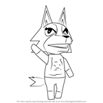 How to Draw Freya from Animal Crossing