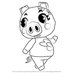 How to Draw Gala from Animal Crossing