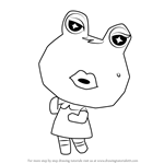 How to Draw Gigi from Animal Crossing