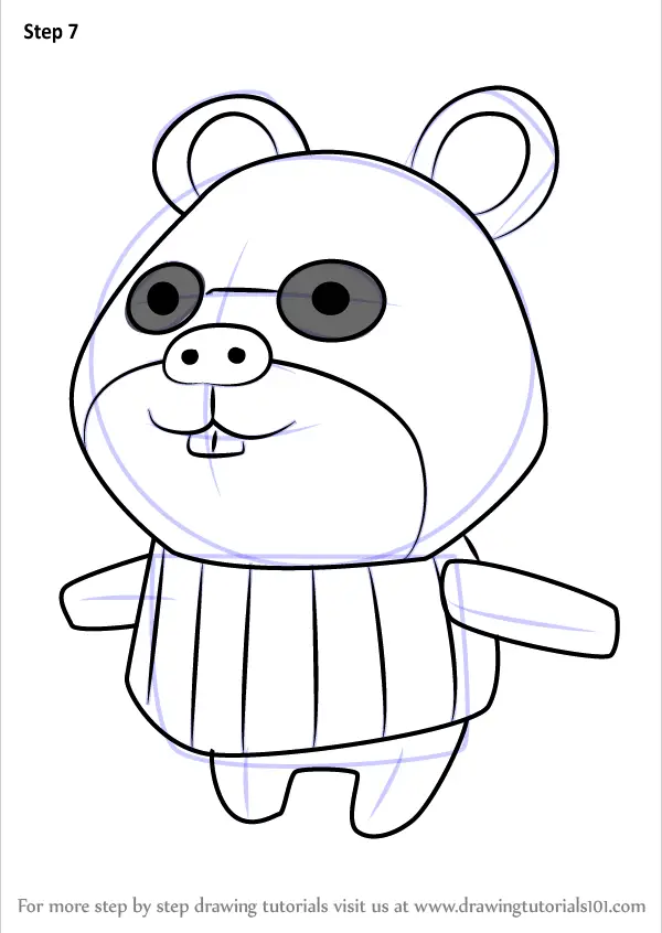Learn How to Draw Graham from Animal Crossing (Animal Crossing) Step by  Step : Drawing Tutorials