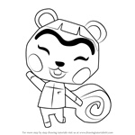 How to Draw Hazel from Animal Crossing