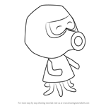 How to Draw Inkwell from Animal Crossing