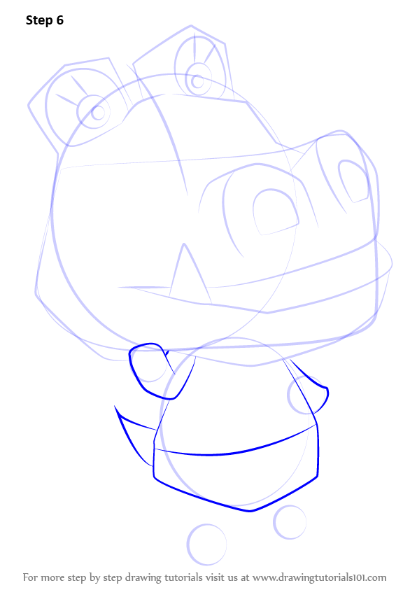 How to Draw Liz from Animal Crossing (Animal Crossing) Step by Step