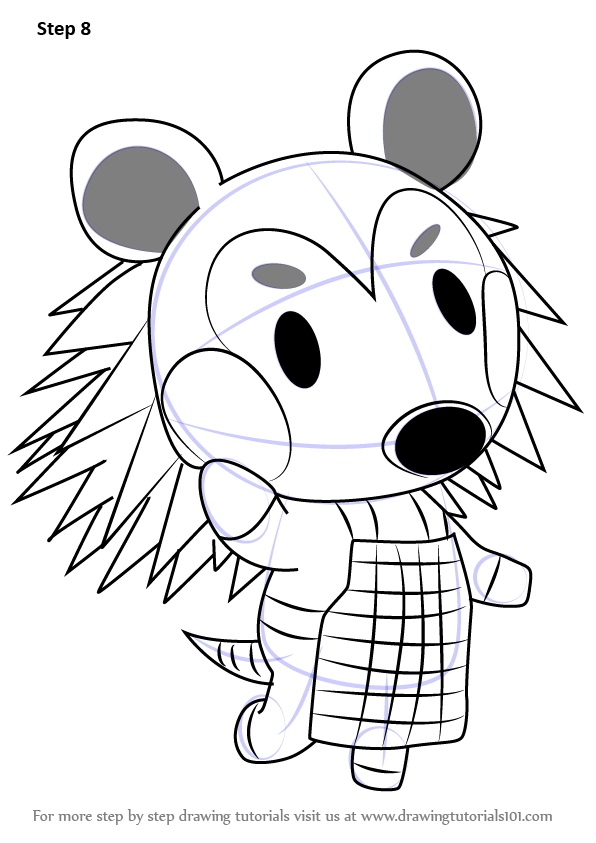 How to Draw Mabel from Animal Crossing (Animal Crossing) Step by Step