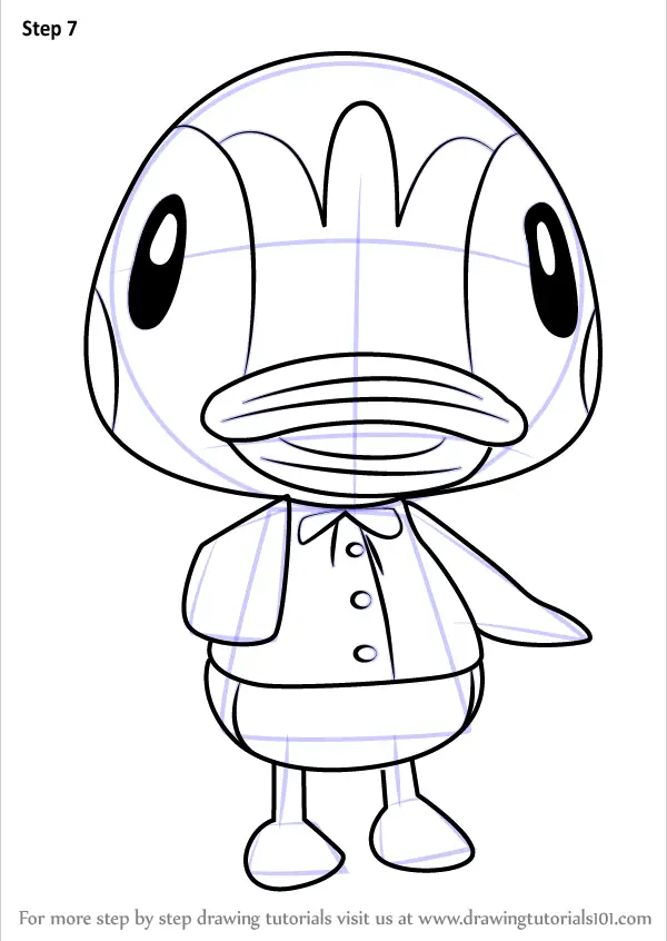 Learn How to Draw Molly from Animal Crossing (Animal Crossing) Step by