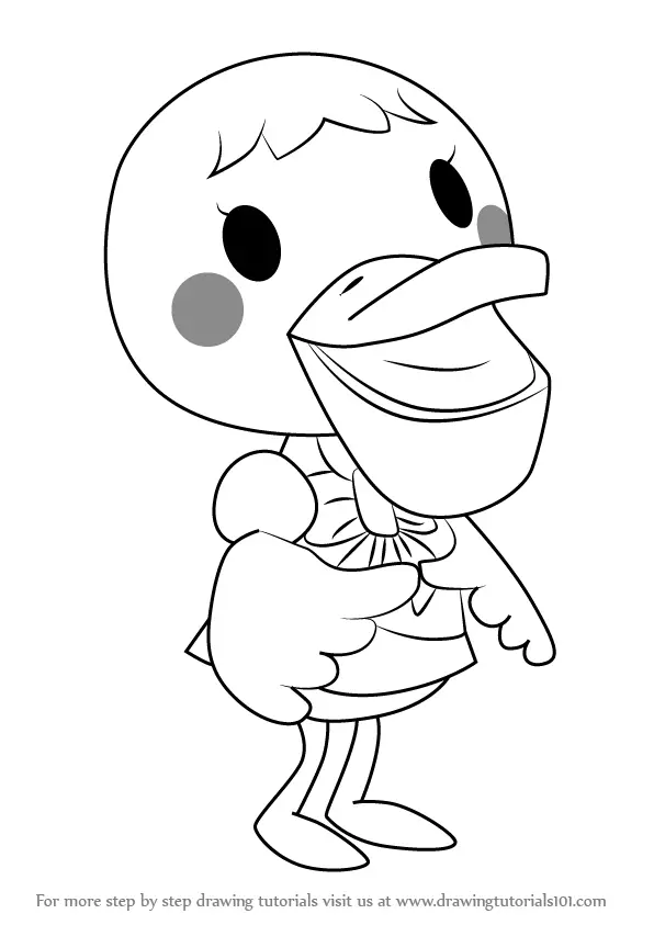 Learn How to Draw Pelly from Animal Crossing (Animal Crossing) Step by Step : Drawing Tutorials