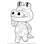 How to Draw Sly from Animal Crossing