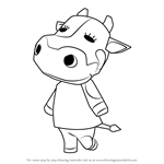 How to Draw Tipper from Animal Crossing