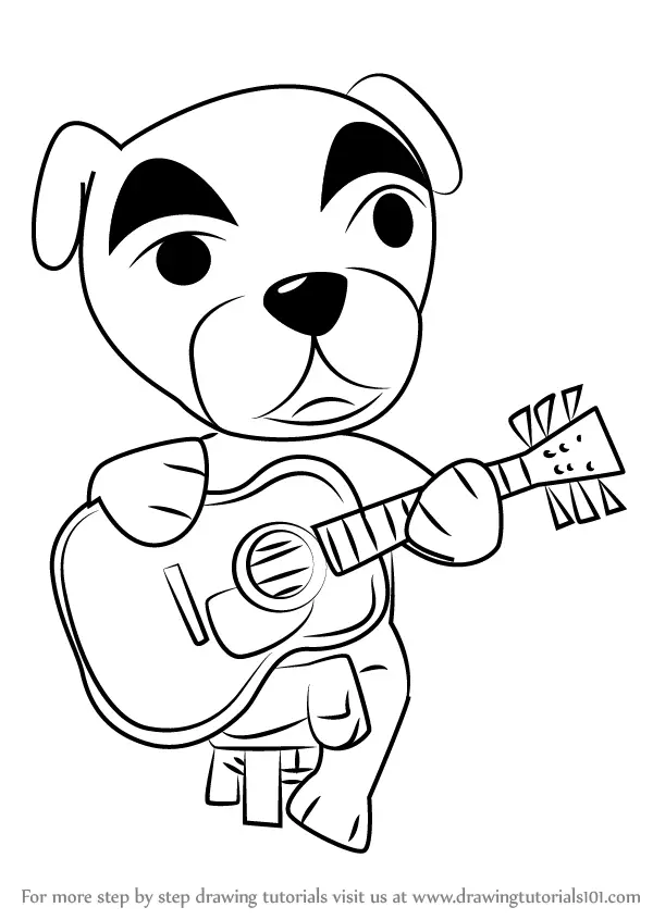 Learn How to Draw Totakeke . Slider from Animal Crossing (Animal Crossing)  Step by Step : Drawing Tutorials