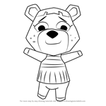 How to Draw Ursala from Animal Crossing