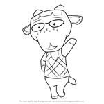 How to Draw Velma from Animal Crossing
