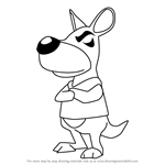 How to Draw Walt from Animal Crossing