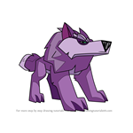 How to Draw Direwolf from Animal Jam