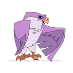How to Draw Falcon from Animal Jam